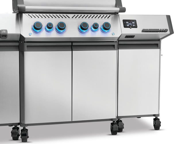 Napoleon Prestige UnterschrankSet, Edelstahl, 2-er Set