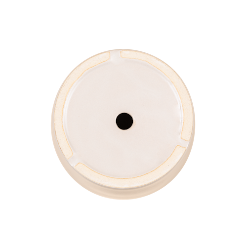 Wikholm form Design Pflanzgefäß / Blumentopf Keramik creme ⌀ 14 x H 15 cm inkl. Untersetzer