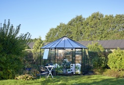 Halls Gewächshaus Atrium - 9 m² schwarz