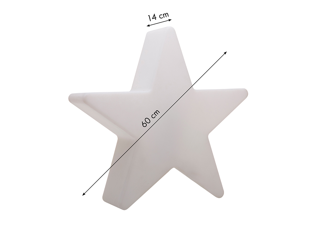 8 seasons design Solar LED-Dekoleuchte Shining Star Ø 60 cm