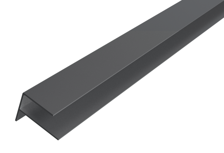 Fiberdeck WEO F-Profil Alu 65 x 80 x 3000 mm
