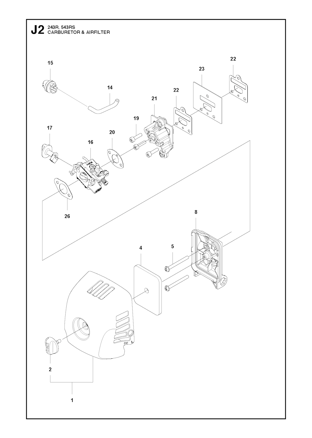 Explosionszeichnung Ersatzteile