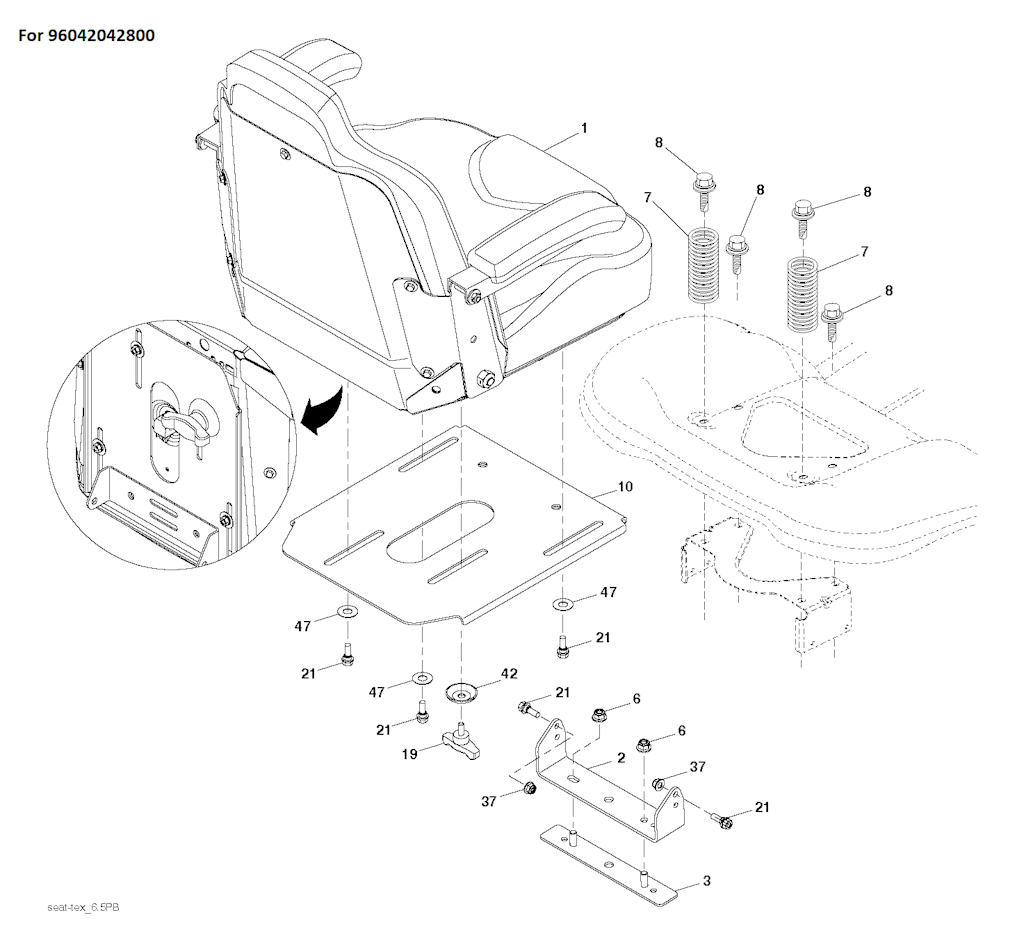 Explosionszeichnung Ersatzteile