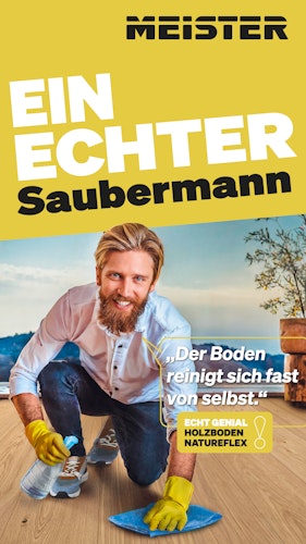 MEISTER Holzboden Natureflex HD 100 2200 x 210 x 8 mm 20013 Eiche lebhaft gebürstet ultramattlackiert