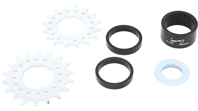 CONTEC Singlespeed-Adapter AD-One Speed schwarz/silber