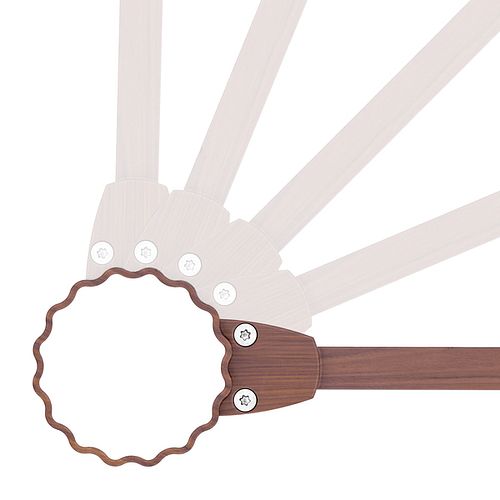 Alberts® Alu Sichtschutz Palitio als Set, Profilhöhe 150 mm, zum Einbetonieren