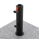 doppler Granitsockel myZone 40 kg, Hellgrau