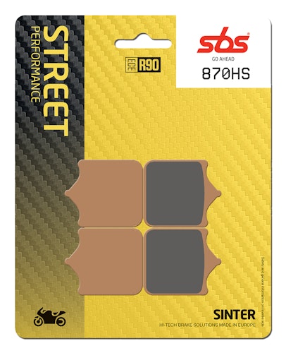 SBS Bremsbelag 870HS Street Sinter
