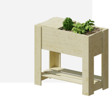 Ante Hochbeet Fichte / Kiefer natur