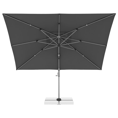 doppler Pendelschirm ACTIVE 260 x 350, Aluminium Silber / 100 % Polyester 180 g/m²