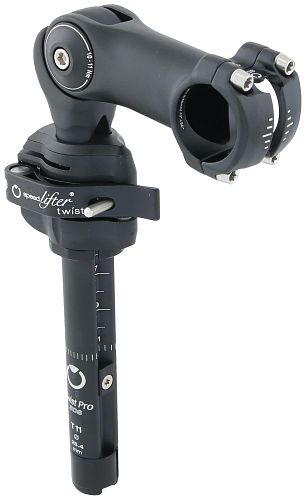 by,schulz Lenkerverstellsystem Speedlifter Twist Pro SDS T11 schwarz Vorbau 88 mm