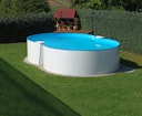 Summer Fun Stahlwandpool Set Exklusiv CANNES Achtform 625 x 360 x 150 cm