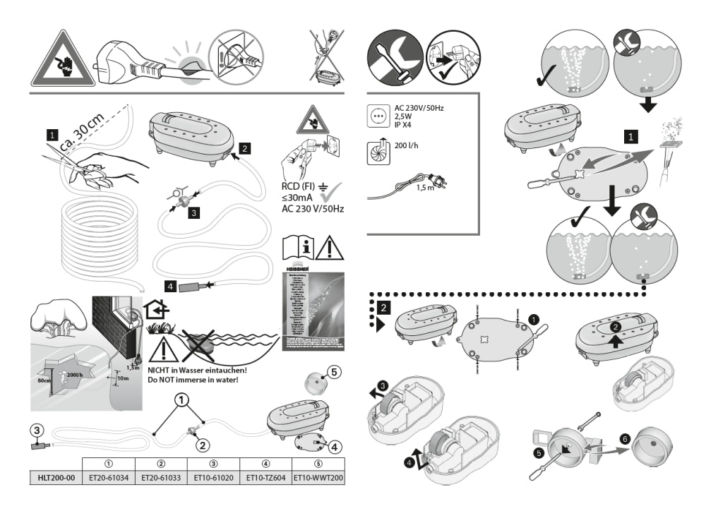Explosionszeichnung Ersatzteile
