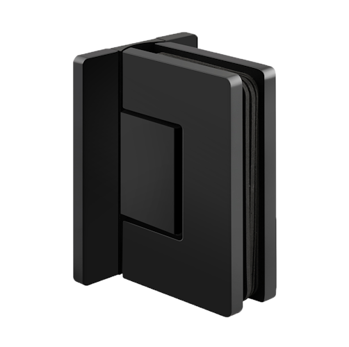 Griffwerk Pendeltürband 1.0 -Glas-Wand -Graphitschwarz T-Anschraubplatte 50Kg Traglast (pro Paar) -stückweise verpackt