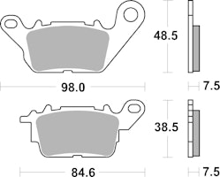 SBS Scooterbelag 226HF Street Ceramic