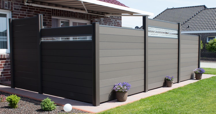 GroJa Solid Stecksystem Bausatz Quadratisch inkl. Glas-Designeinsatz 30cm