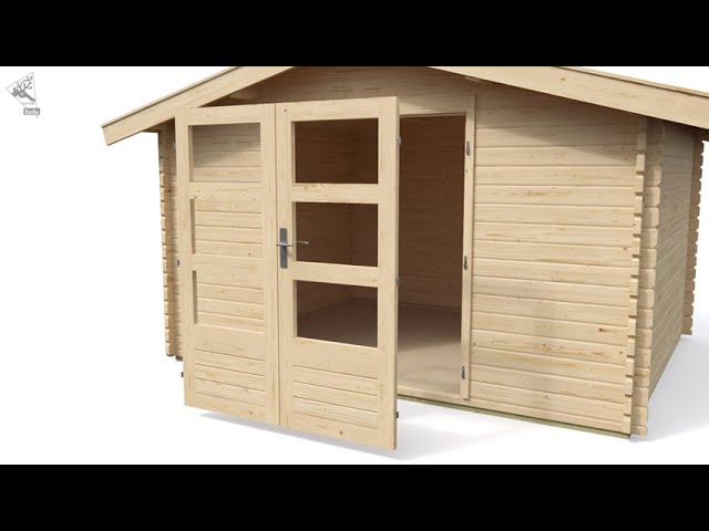 Karibu Woodfeeling Gartenhaus Meldorf 5 - 38 mm