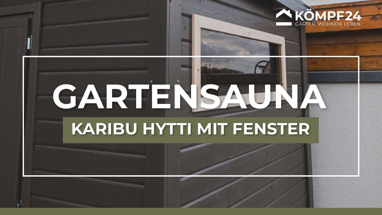 Karibu Gartensauna Saunahaus Caapi 2 inkl. gratis Sauna-Zubehörset im Wert von 234,94 €