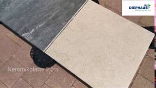 Diephaus Terrassenplatte CERATIO 60 x 60 x 4 cm