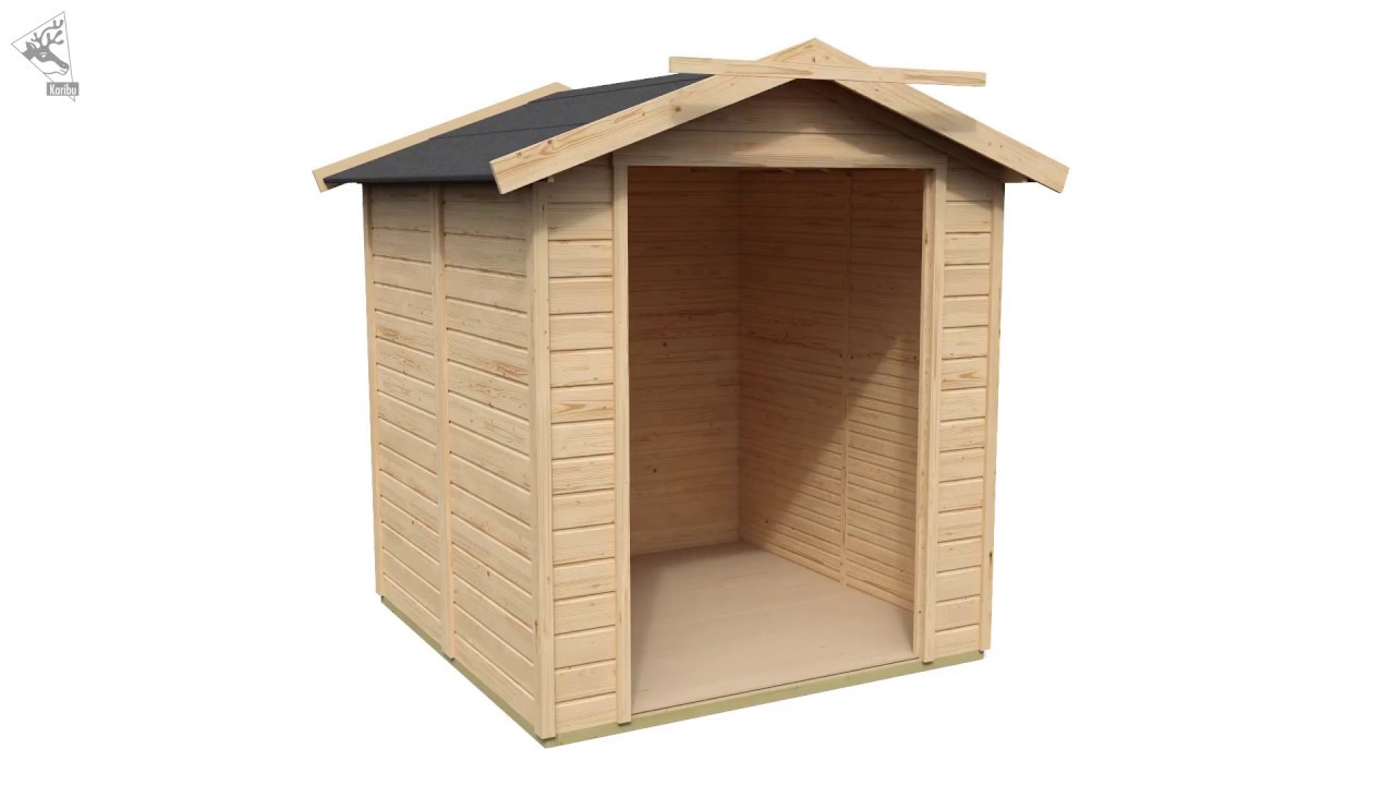 Karibu Eco Gartenhaus Gerätehaus Dalin 1 - 14 mm