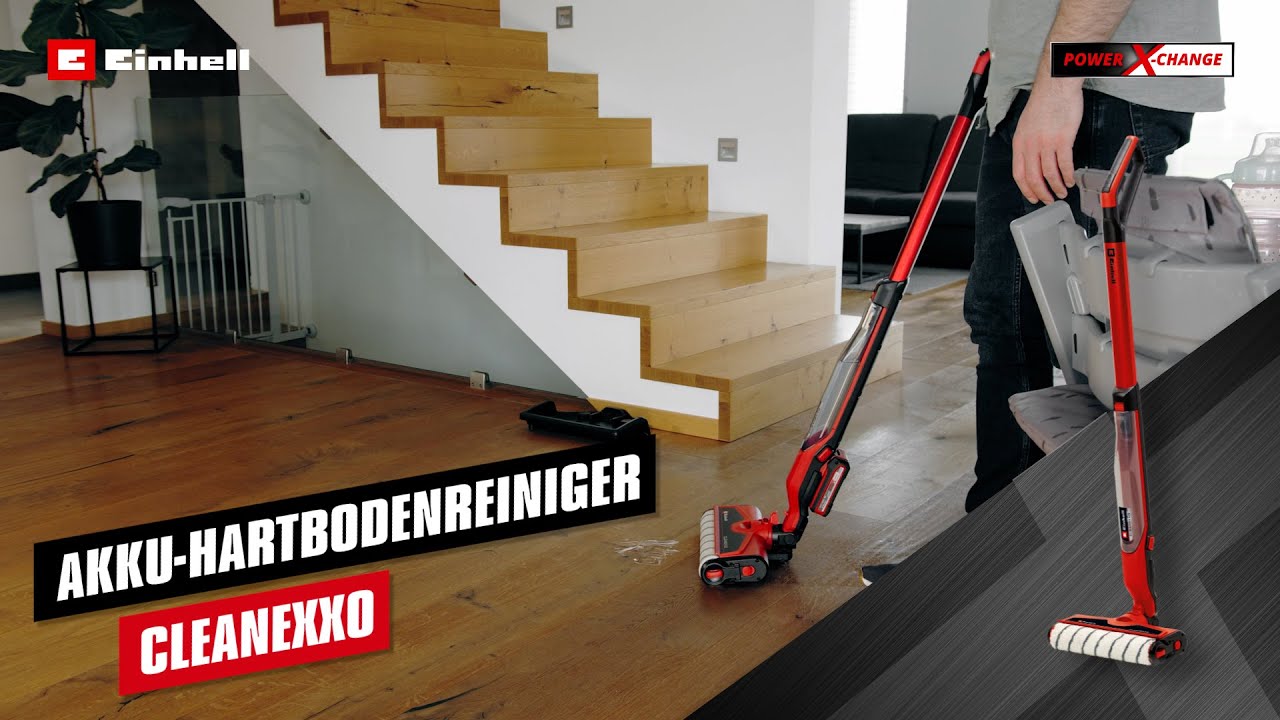 Einhell Akku-Hartbodenreiniger CLEANEXXO 3437110