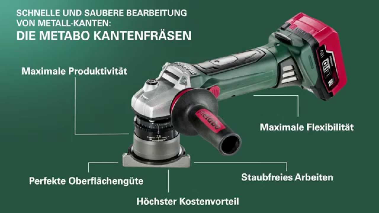 Metabo Akku-Kantenfräse KFM 18 LTX 3 RF