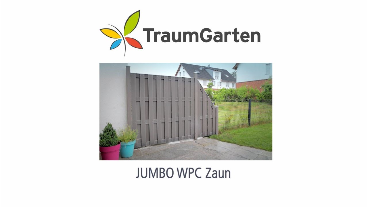 TraumGarten Jumbo WPC Tor (980 x 1790 mm)