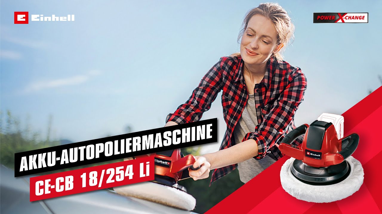 Einhell Akku-Autopoliermaschine CE-CB 18/254 Li-Solo 2093301