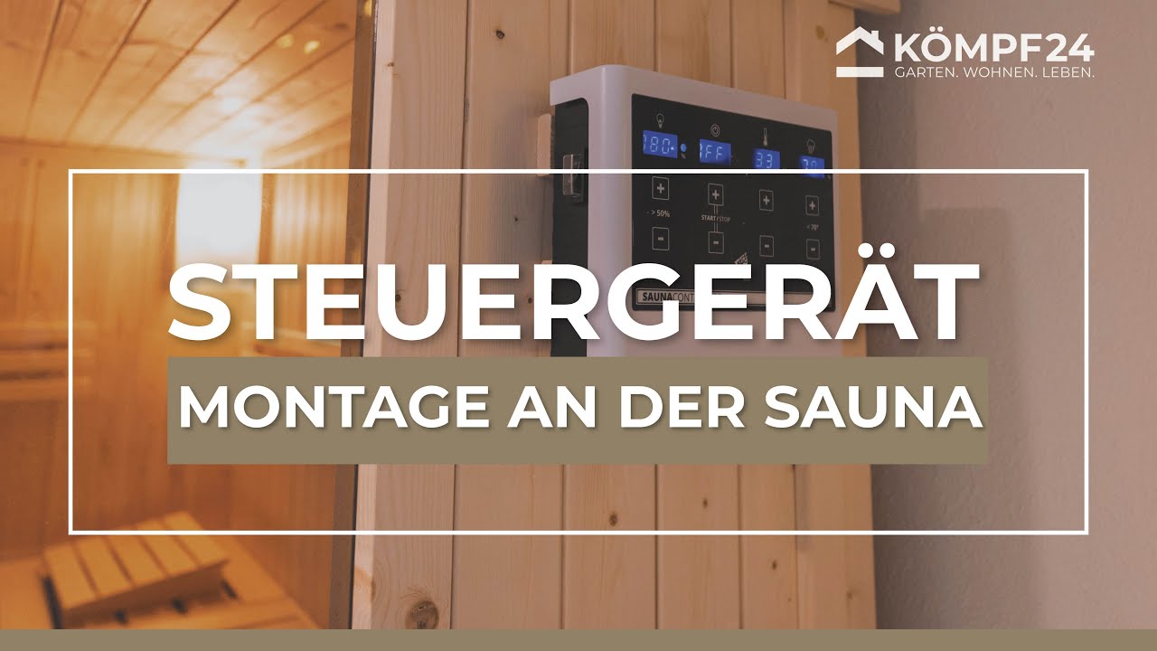Karibu Temperaturfühler / Feuchtefühler  mit Gehäuse (086.50.010.41) für 9 kW Bio Kombiofen mit Steuergerät Easy