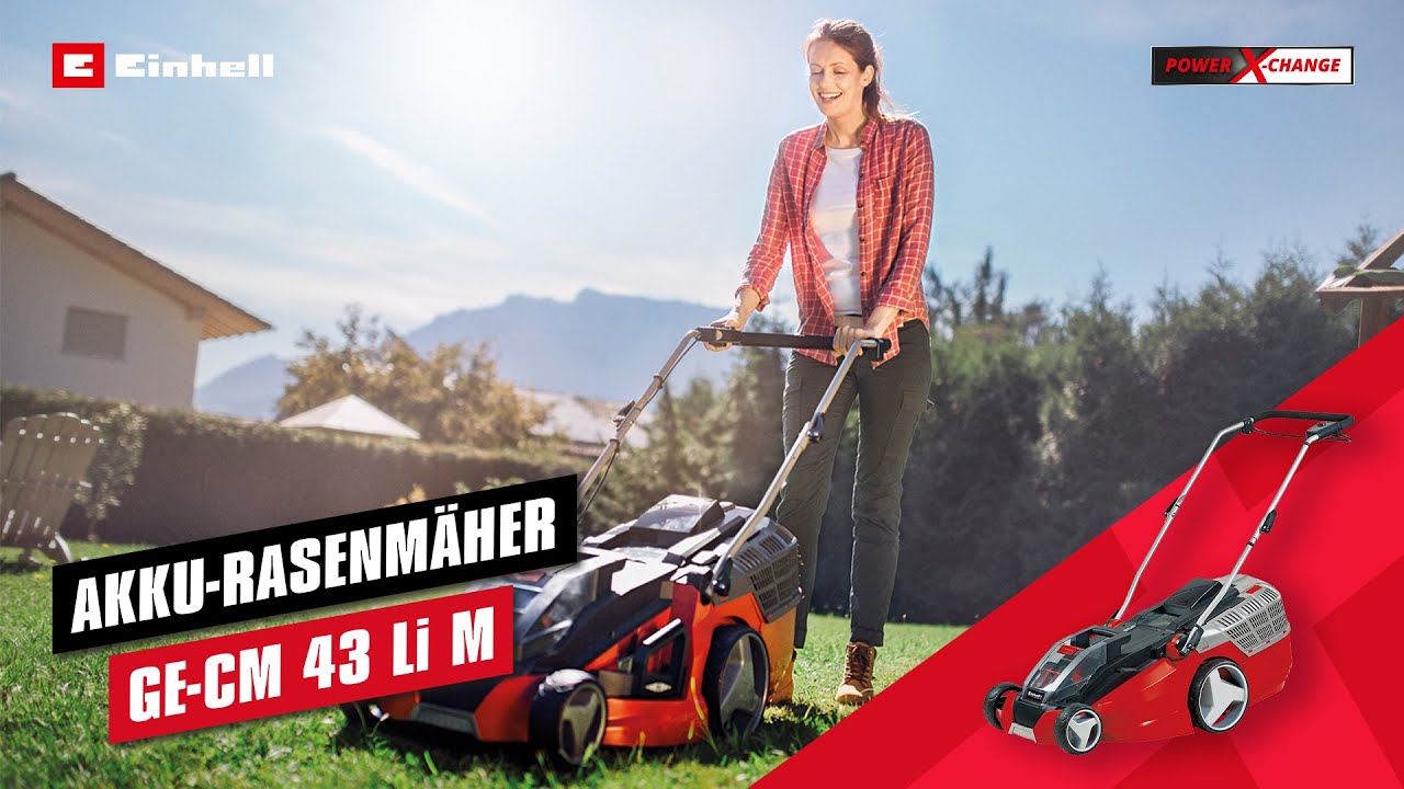 Einhell Akku-Rasenmäher GE-CM 43 Li M Kit (2x4,0Ah) 3413130