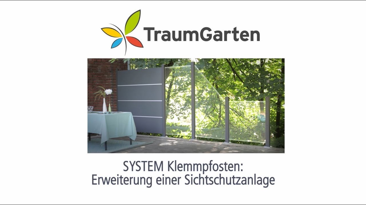 TraumGarten System Eck-Klemmpfosten (90°)
