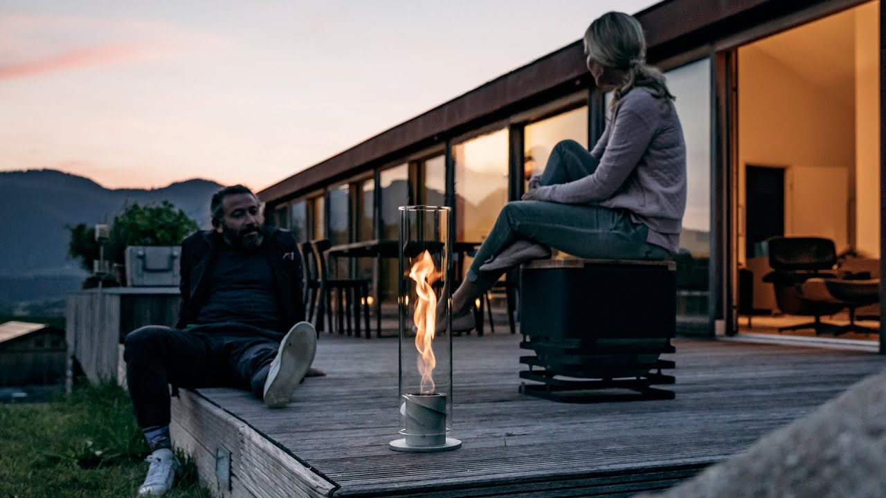 höfats SPIN 90 Hängefeuer silber