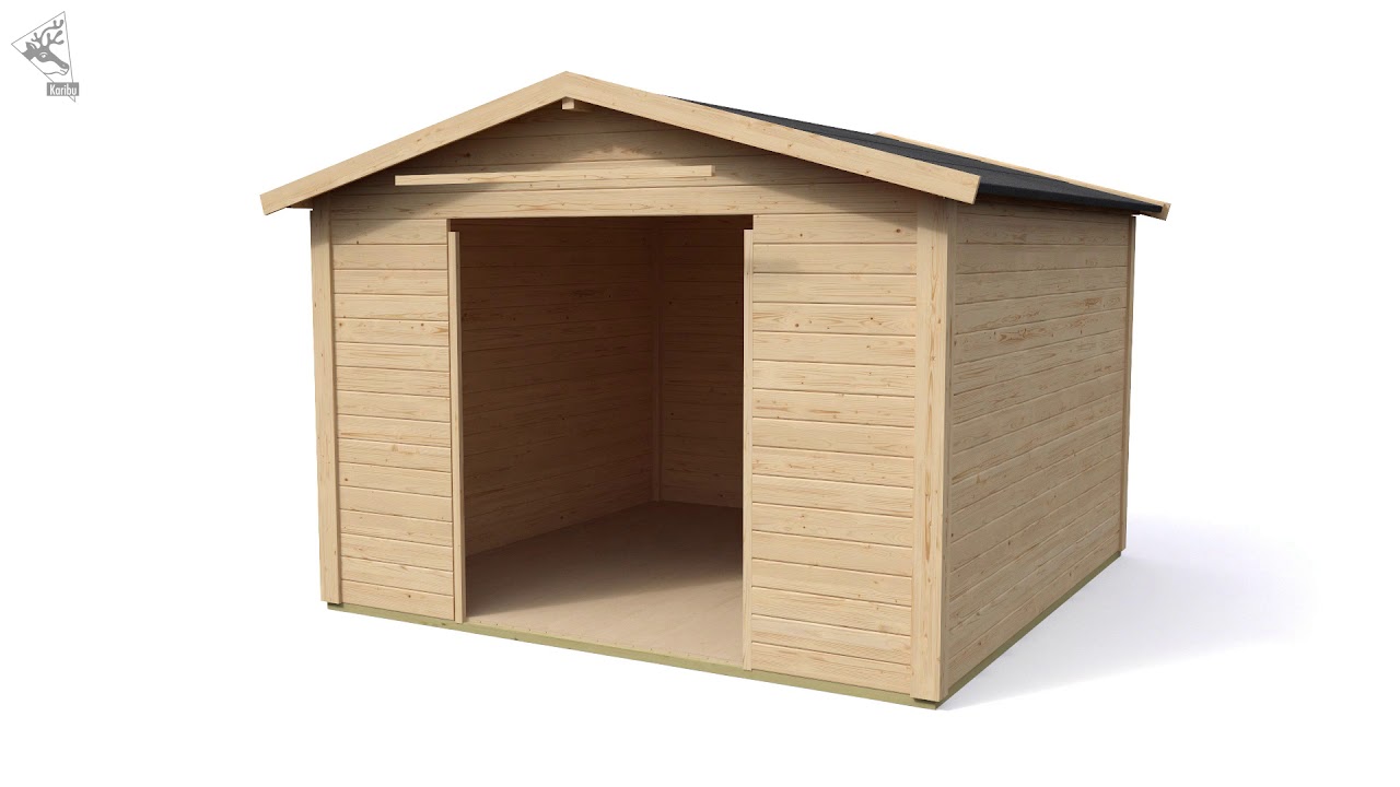 Karibu Woodfeeling Gartenhaus Talkau 3/4/6/8 - 28 mm