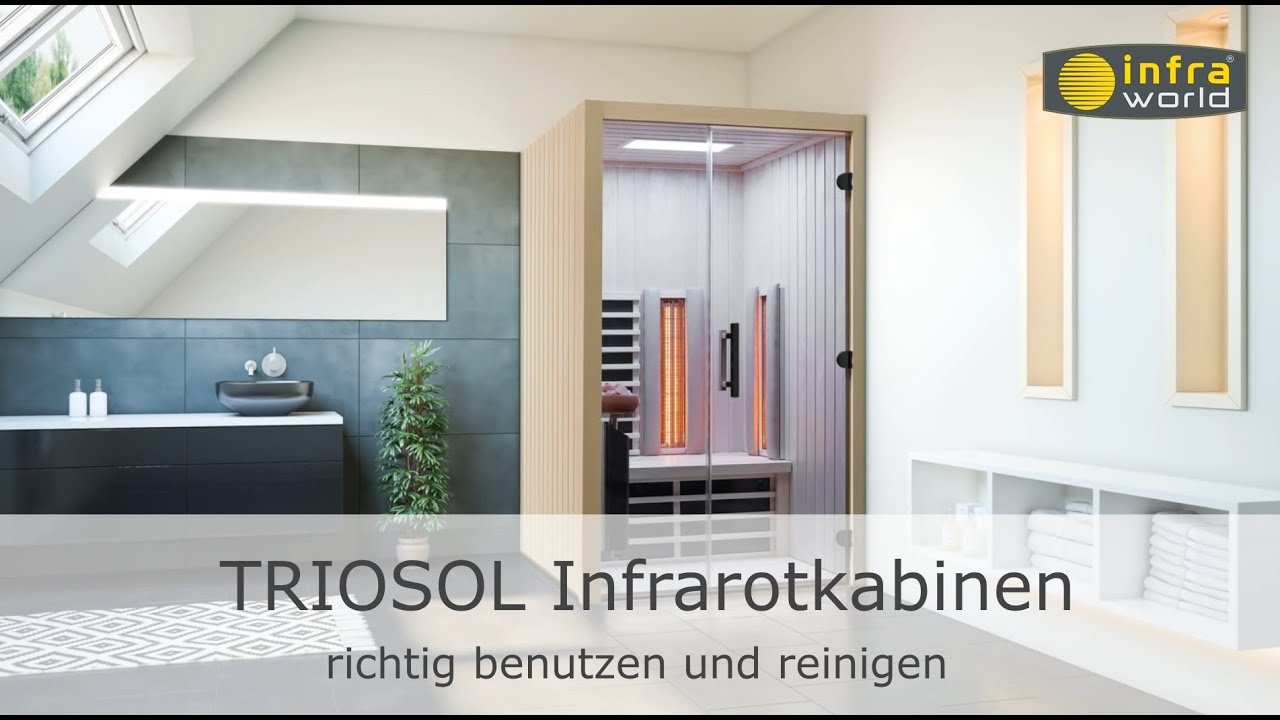 Infraworld Infrarotkabine TrioSol Design 145 Tanne VG inkl. 5-teiligem gratis Zubehörset