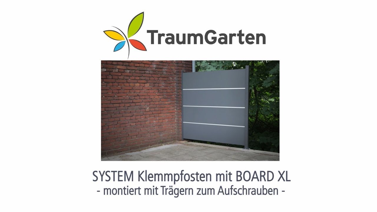 Traumgarten SYSTEM Board XL Zaun-Set 1780 x 1800 mm 