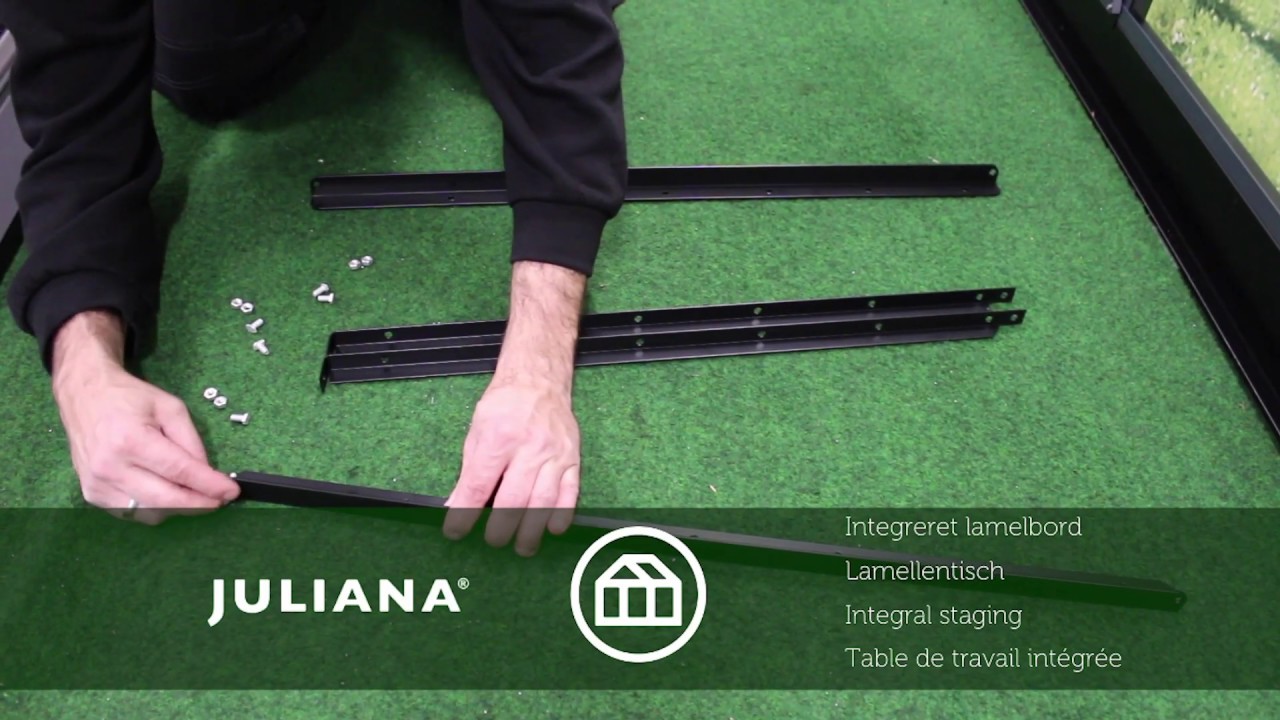 Halls Lamellentisch für Gewächshaus Qube + 6,6 m² / 9,9 m² / 13 m²