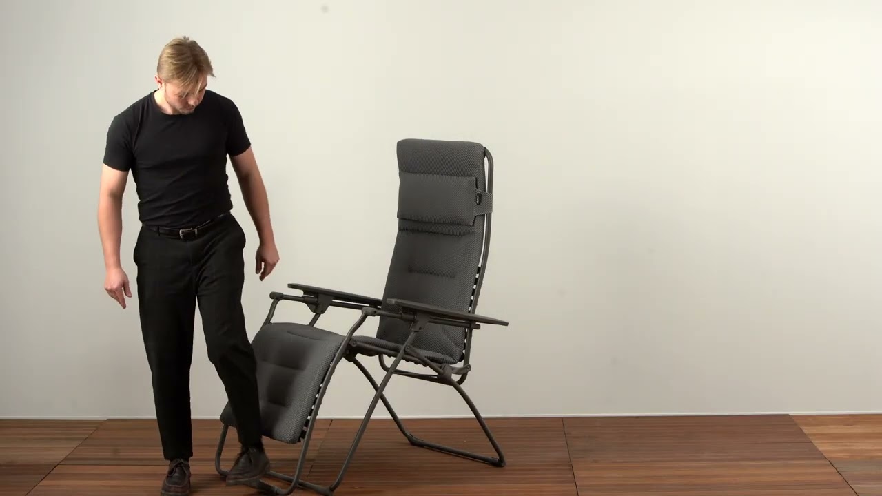 Lafuma Relaxliege RSXA CLIP XL, Stahl / Batyline