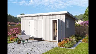 Palmako Gerätehaus Kalle 16,9 m² - 18+70 mm