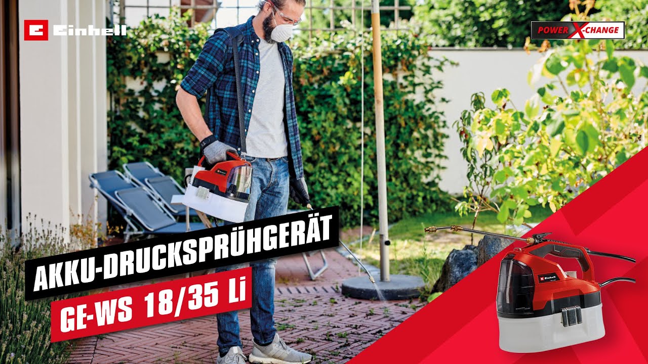 Einhell Akku-Drucksprühgerät GE-WS 18/35 Li-Solo 3425210