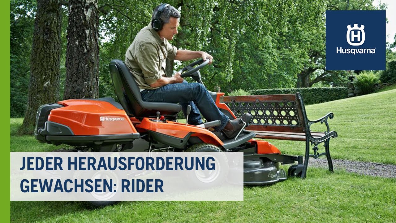 Husqvarna Rider R 112C inkl. Mähdeck