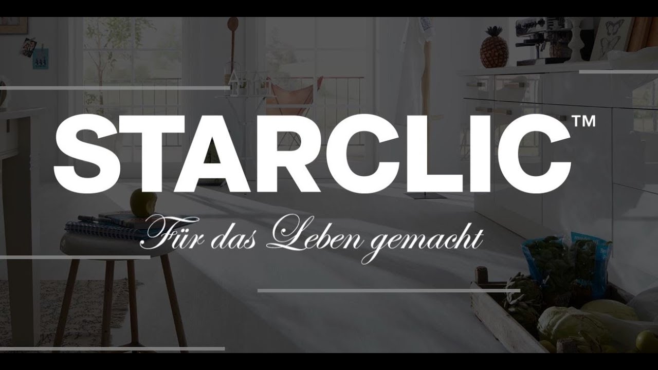 STARCLIC Stone Mykonos Klick-Designboden Fliesenoptik