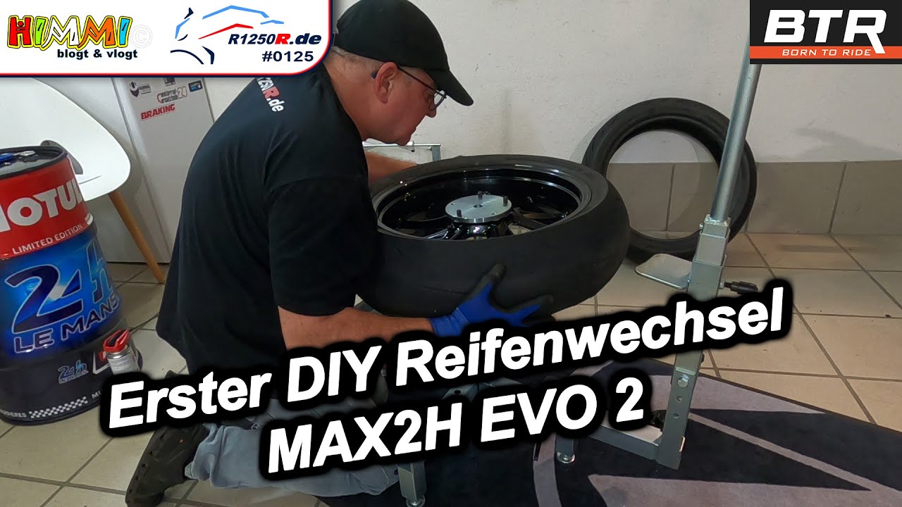 Reifenmontiergerät EVO2® Set für BMW Einarmschwingen mit 5-Loch-Felge