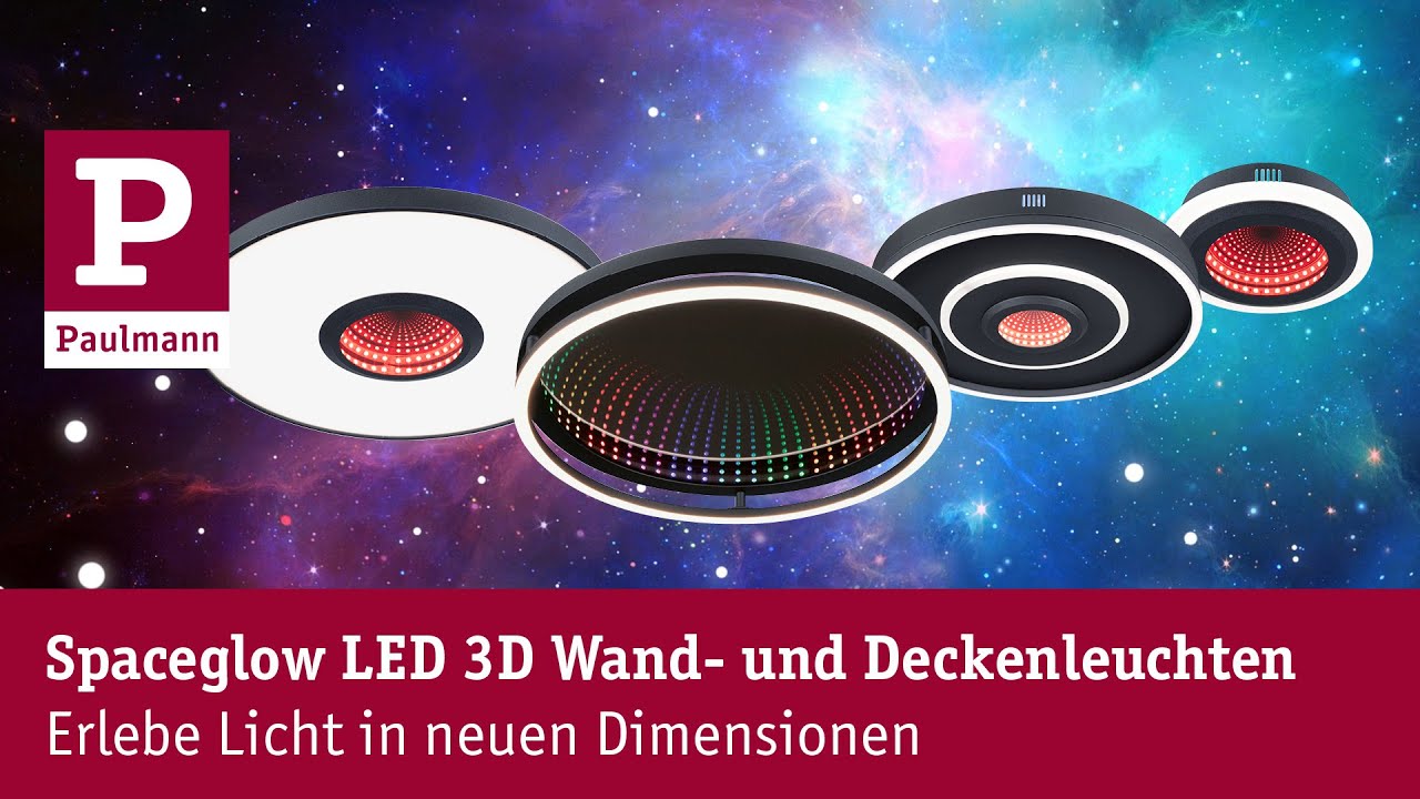 Paulmann LED Deckenleuchte Spaceglow Four
