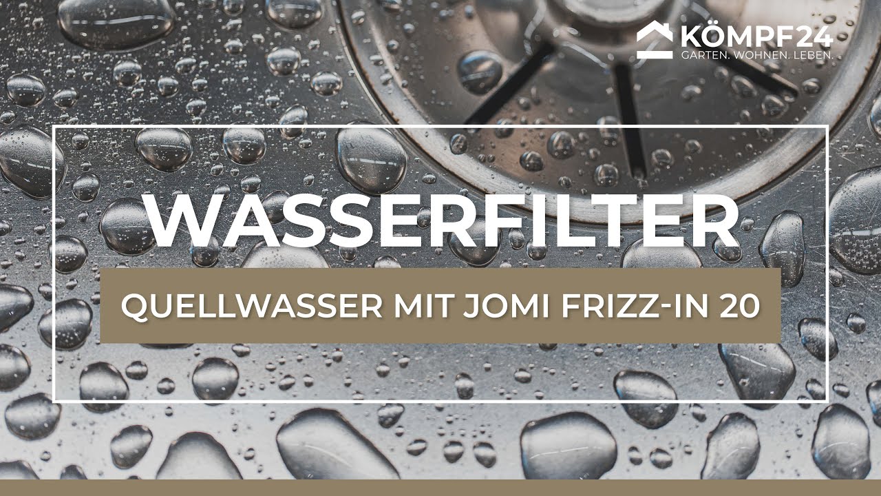 JoMi Frizz-In 20 Wasserfilter-Anlage mit Sprudelfunktion Untertischanlage