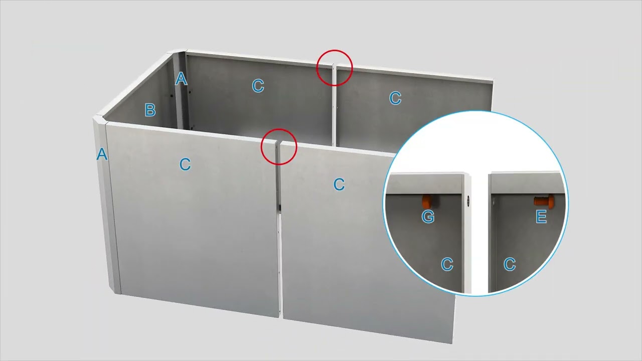 Premium Hochbeet aus Cortenstahl mit Rostpatina 200 x 80 x 75 cm