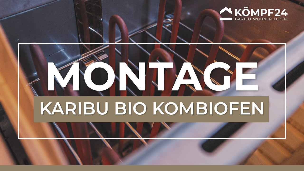 Karibu 9 kW Saunaofen finnisch anthrazit inkl. Huum WLAN Steuergerät mit App-Steuerung