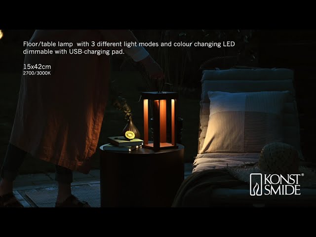 Konstsmide USB-Laterne Cannes, versch. Farben