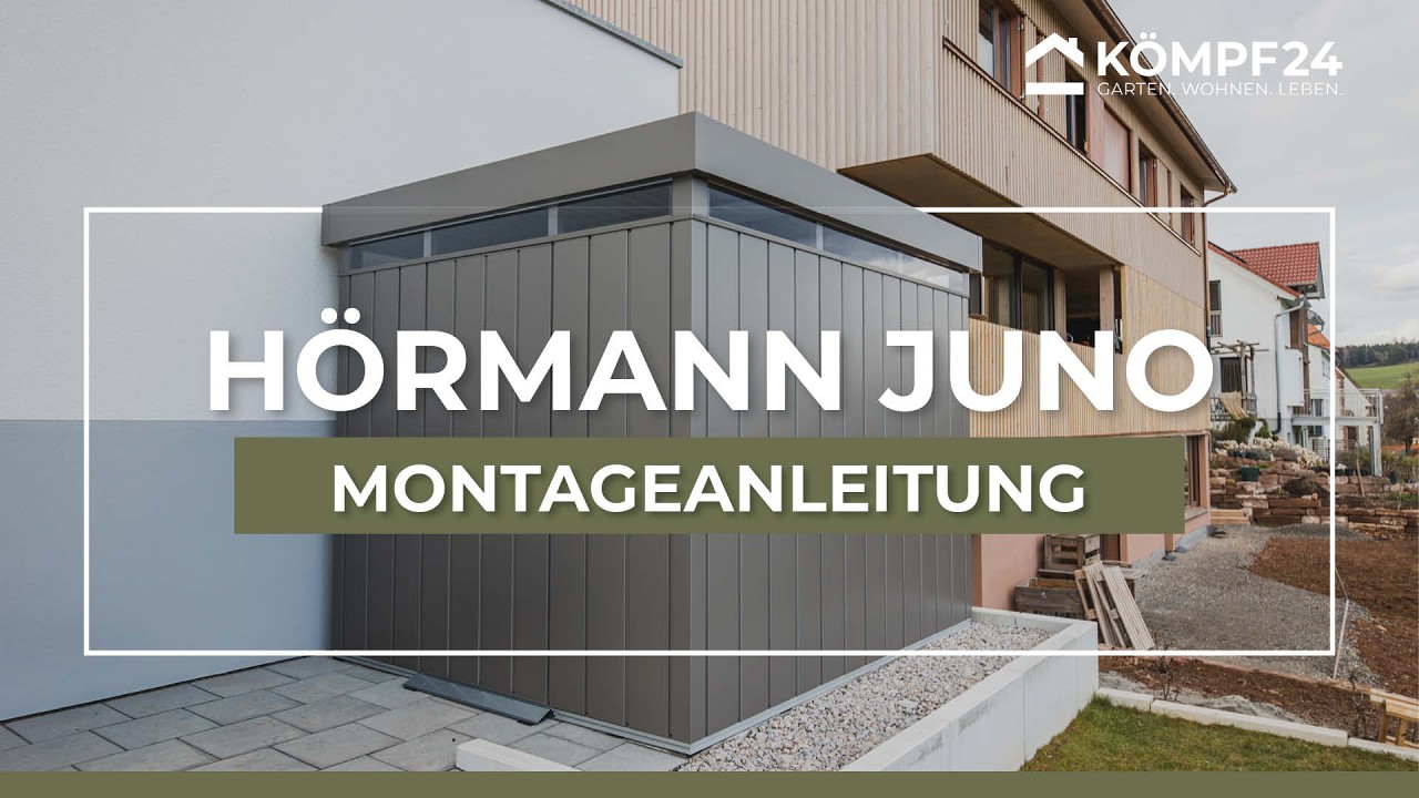 Hörmann Metall-Gerätehaus Juno JSD mit Satteldach