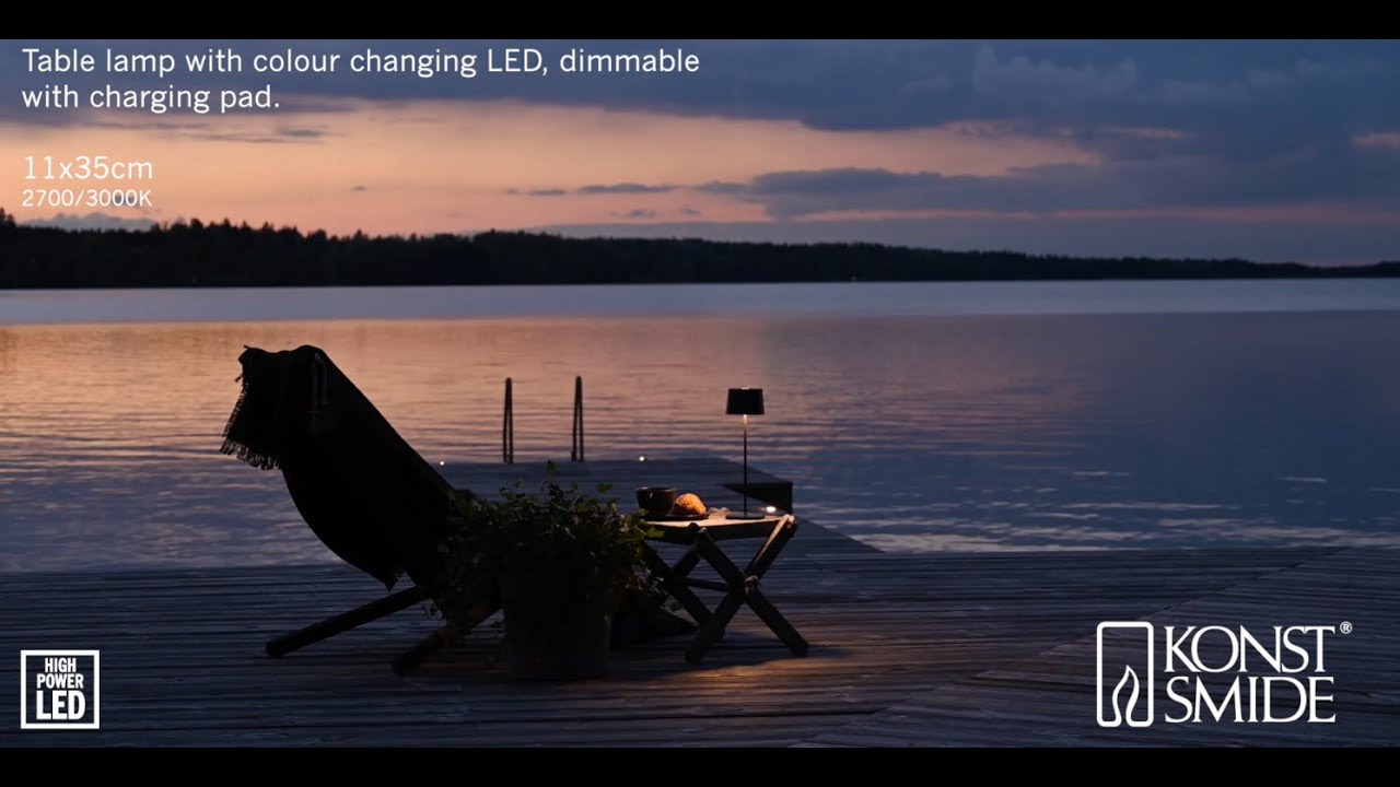 Konstsmide LED USB-Tischleuchte Capri versch. Farben