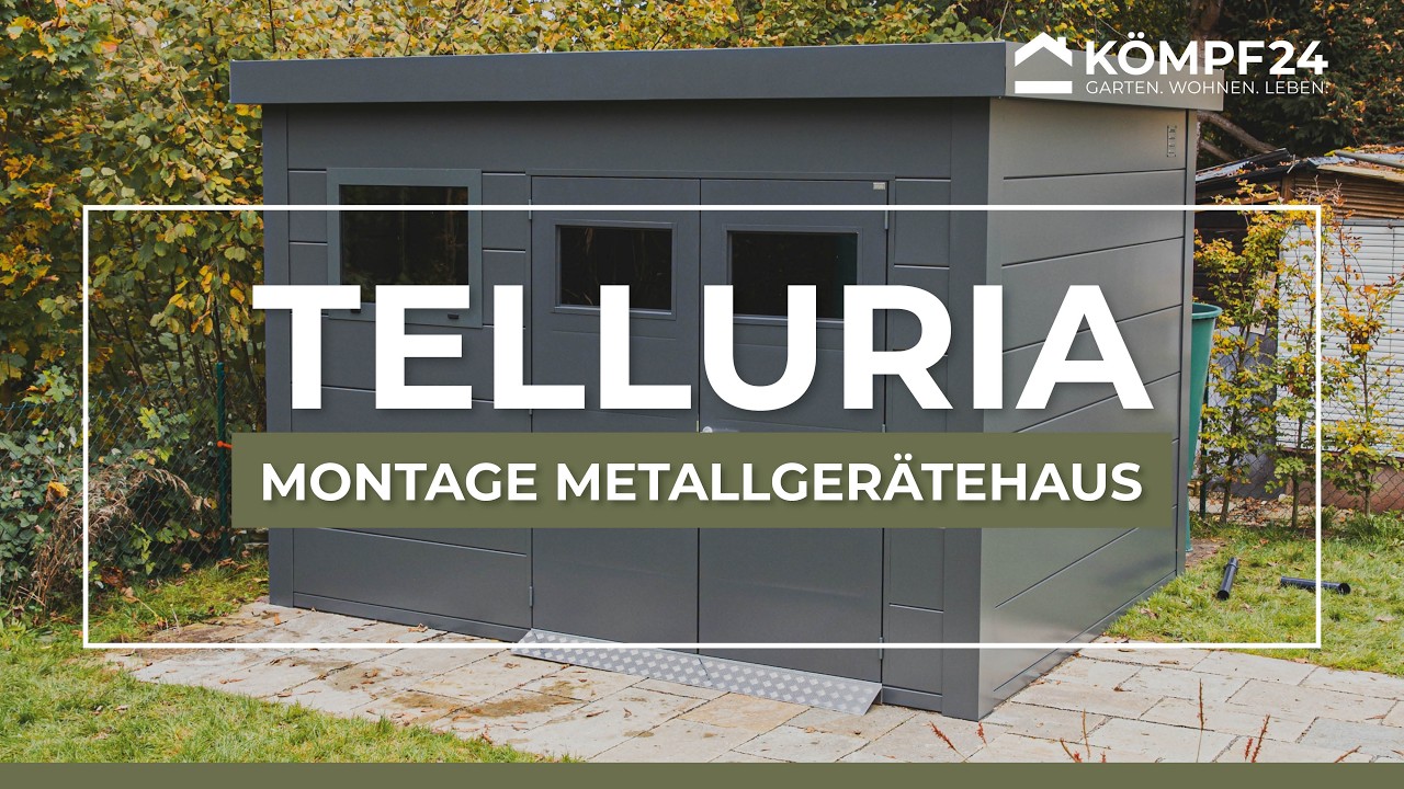 Telluria Garage Classico 3663 inkl. Sektionaltor mit Elektroantrieb